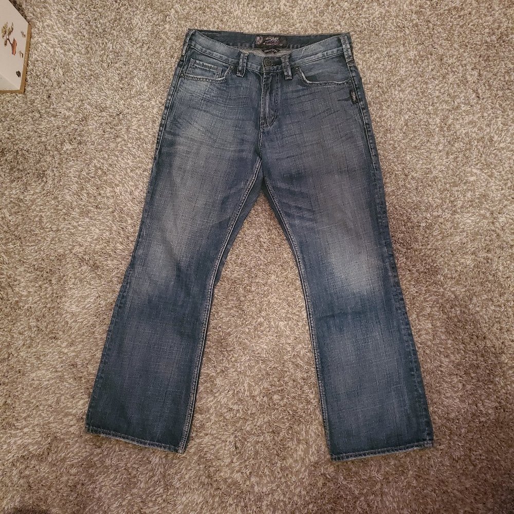 Mens Silver jeans, Grayson 30x30